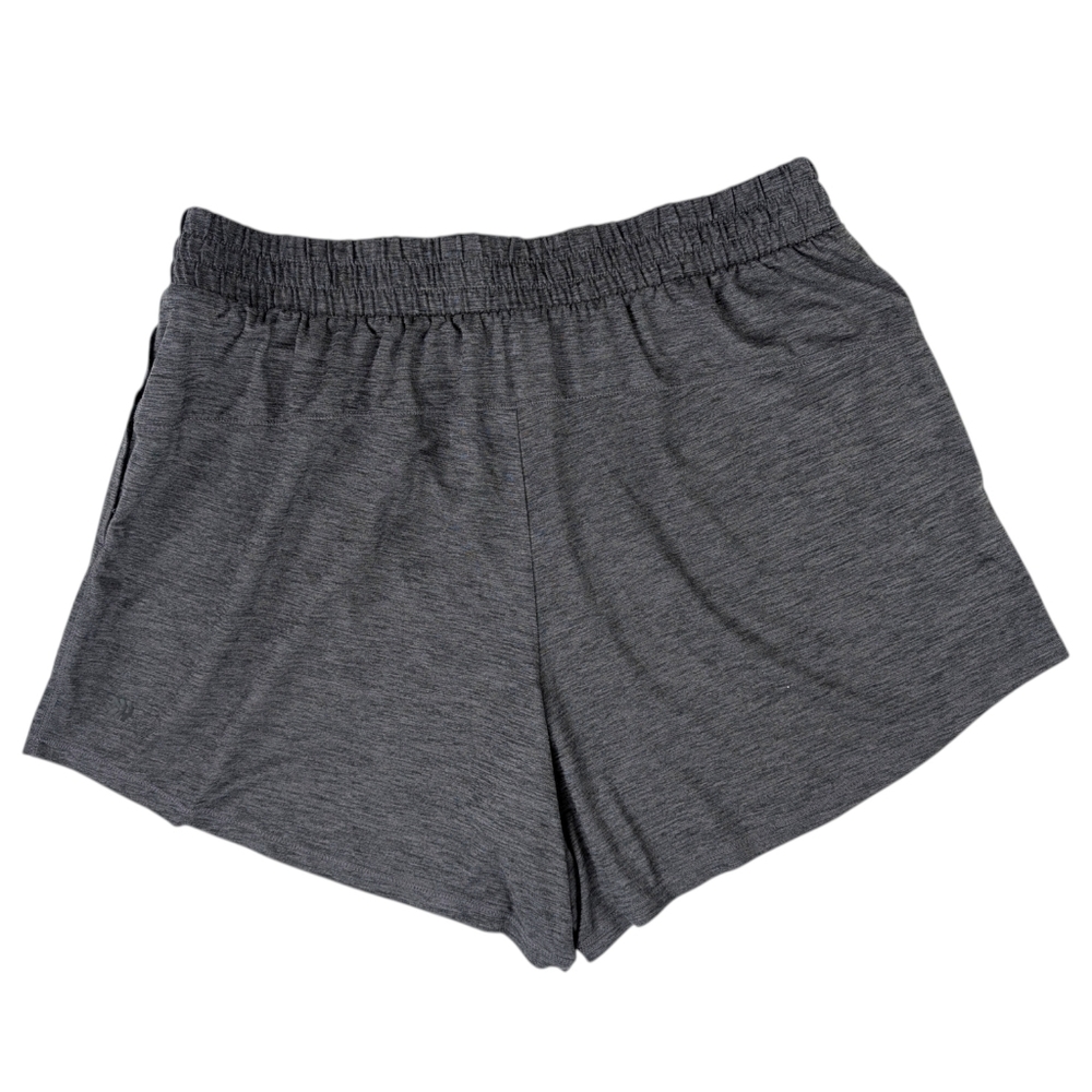 All In Motion Athletic Shorts Womens Large Gray Pockets Workout Sleep Stretchy - Picture 3 of 7